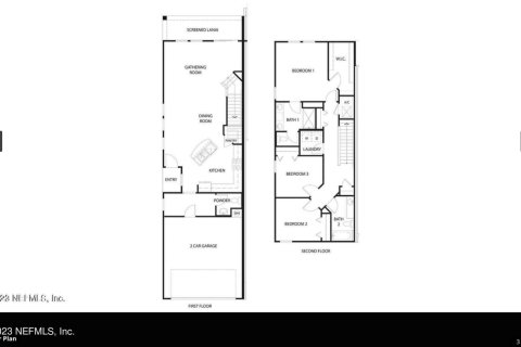 Villa ou maison à louer à Saint Augustine, Floride: 3 chambres, 166.76 m2 № 908254 - photo 1