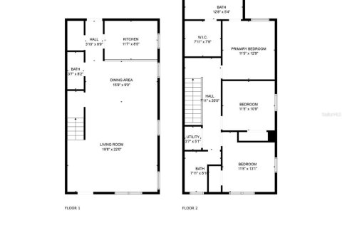 Villa ou maison à vendre à Saint Petersburg, Floride: 3 chambres, 147.62 m2 № 2120710 - photo 1
