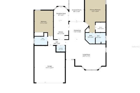 Villa ou maison à vendre à Lakeland, Floride: 2 chambres, 124.02 m2 № 2405639 - photo 2