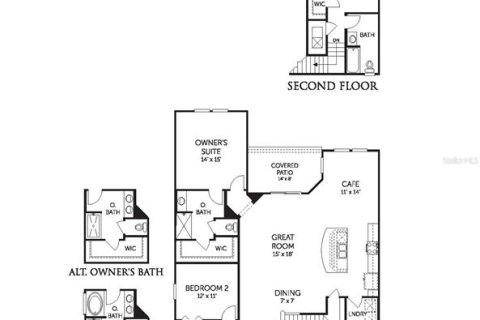 House in Orange Park, Florida 4 bedrooms, 203.27 sq.m. № 2216656 - photo 2