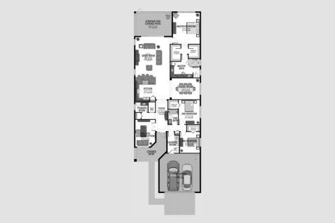 Townhouse floor plan «290SQM TRIBECA», 3 bedrooms in VALENCIA WALK AT RIVERLAND