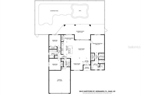 Casa en venta en Hernando, Florida, 3 dormitorios, 166.85 m2 № 2131799 - foto 4