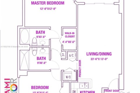 Copropriété à vendre à Miami, Floride: 2 chambres, 102.66 m2 № 2012815 - photo 7