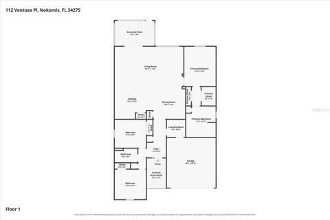Casa en venta en Nokomis, Florida, 3 dormitorios, 167.78 m2 № 2384397 - foto 2