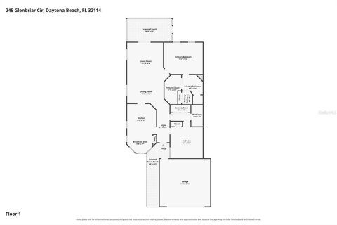 Villa ou maison à vendre à Daytona Beach, Floride: 2 chambres, 146.88 m2 № 2431839 - photo 7