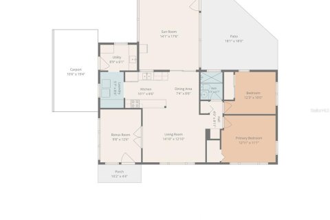 Villa ou maison à vendre à Kissimmee, Floride: 2 chambres, 105.63 m2 № 2431127 - photo 18