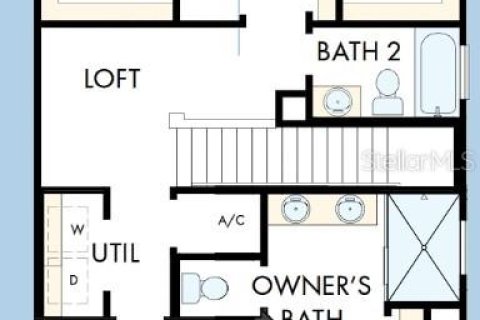 Touwnhouse à vendre à Wesley Chapel, Floride: 3 chambres, 164.62 m2 № 2091941 - photo 3