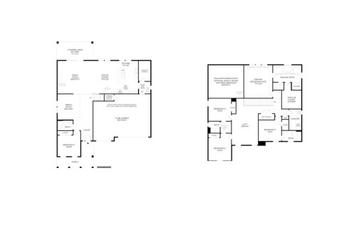 House floor plan «House», 5 bedrooms in Preserve at Beacon Lake by Toll Brothers