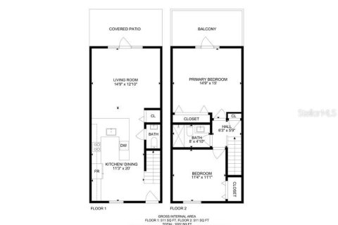 Touwnhouse à vendre à Saint Petersburg, Floride: 2 chambres, 94.95 m2 № 1642972 - photo 27