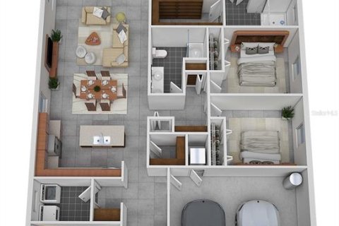 House in Palm Bay, Florida 3 bedrooms, 179.86 sq.m. № 1549445 - photo 2