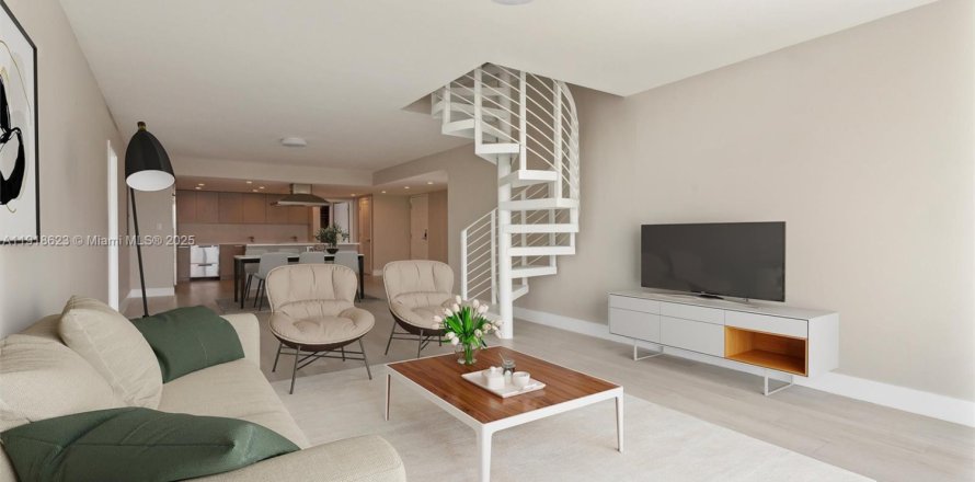 Кондоминиум с 4 спальнями в Бей-Харбор-Айлендс, Флорида № 1973272