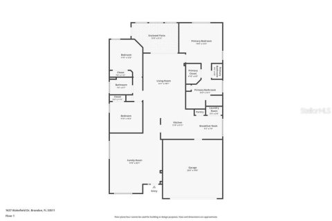 House in Brandon, Florida 3 bedrooms, 162.11 sq.m. № 2403427 - photo 2