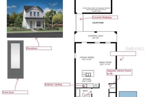 House in Apopka, Florida 4 bedrooms, 199.09 sq.m. № 1909883 - photo 2