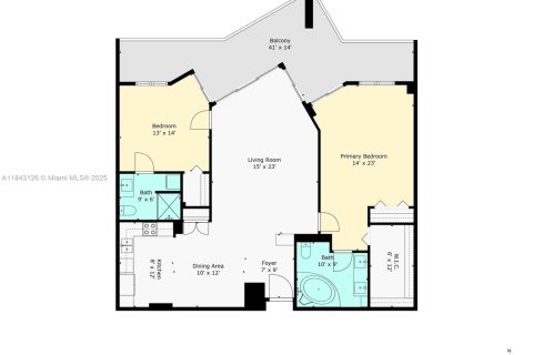 Condo in Miami, Florida, 2 bedrooms  № 1871290 - photo 6