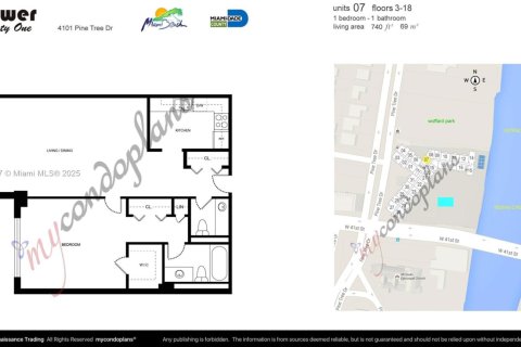Condo in Miami Beach, Florida, 1 bedroom  № 1954986 - photo 17