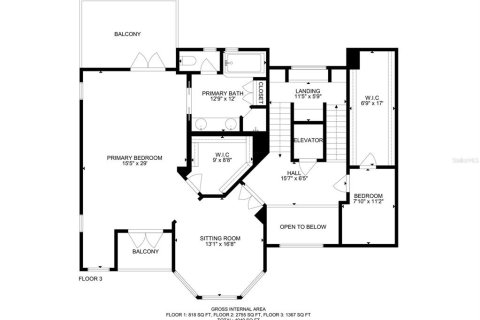 House in Inverness, Florida 4 bedrooms, 418.52 sq.m. № 2198266 - photo 22