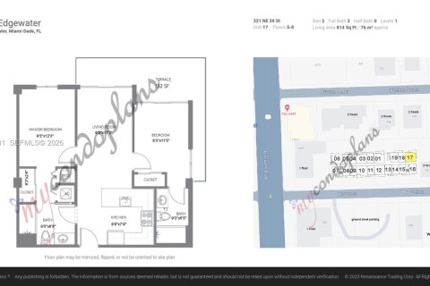 Copropriété à louer à Miami, Floride: 2 chambres, 75.62 m2 № 2031434 - photo 20