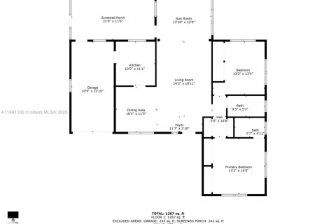 House in Pembroke Pines, Florida 2 bedrooms, 128.95 sq.m. № 1893335 - photo 16