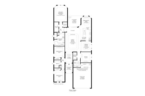 Townhouse floor plan «212SQM», 3 bedrooms in AZURE AT HACIENDA LAKES
