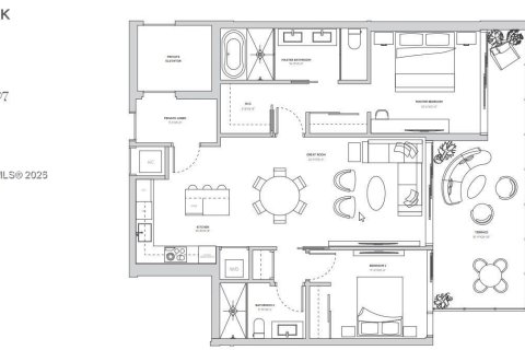 Condominio en venta en Miami Beach, Florida, 2 dormitorios, 107.77 m2 № 1861448 - foto 9