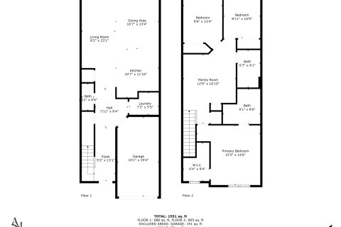Townhouse in Oviedo, Florida 3 bedrooms, 145.76 sq.m. № 1872994 - photo 3