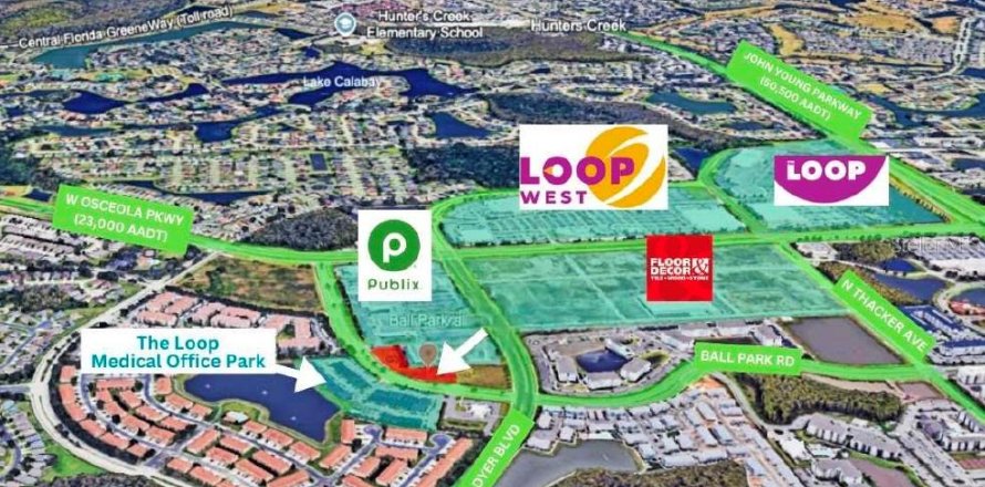 Immobilier commercial à Kissimmee, Floride № 2118191