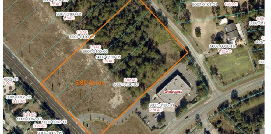 Land in Ocala, Florida № 1540902