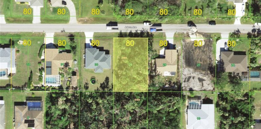 Land in Port Charlotte, Florida № 2164949