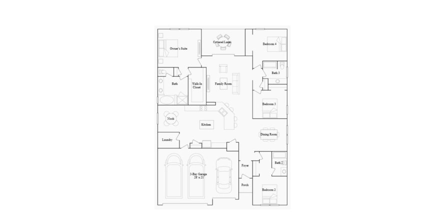 House in AMELIA WALK in Fernandina Beach, Florida 4 bedrooms, 210 sq.m. № 61472