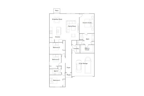 Townhouse floor plan «180SQM HARTFORD», 4 bedrooms in MAJESTIC OAKS
