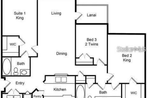 Condominio en venta en Kissimmee, Florida, 3 dormitorios, 130.25 m2 № 1877294 - foto 22