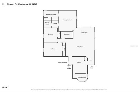 House in Kissimmee, Florida 3 bedrooms, 144.28 sq.m. № 2406259 - photo 29