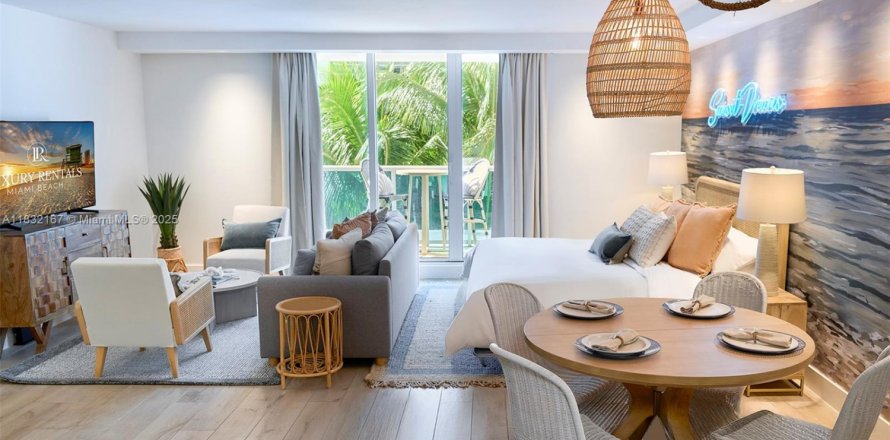 Studio à Condo à Miami Beach, Floride № 1818364