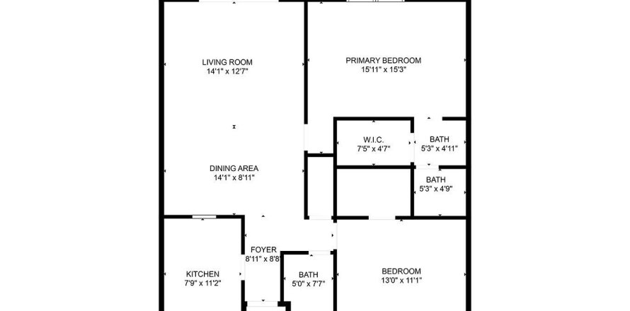 Condo à West Palm Beach, Floride, 2 chambres  № 1226748