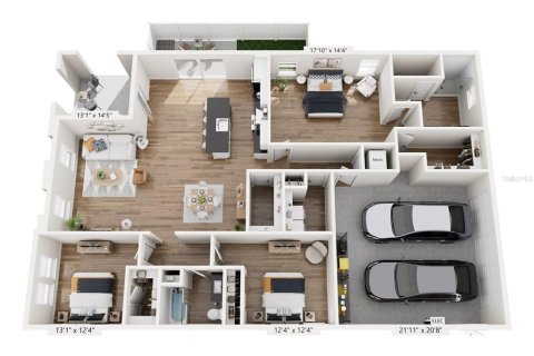 Casa en alquiler en Venice, Florida, 3 dormitorios, 136.38 m2 № 1656833 - foto 2