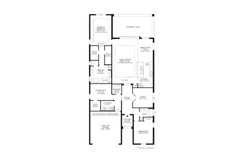 Townhouse floor plan «213SQM PALACIOS CARIBBEAN», 3 bedrooms in THE ISLES AT LAKEWOOD RANCH