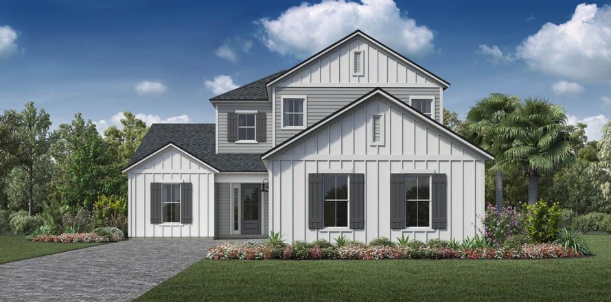Дом в Coral Ridge at Seabrook by Toll Brothers в Понте-Ведра-Бич, Флорида 5 комнат, 284м2 № 492125
