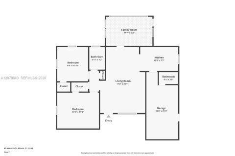 Villa ou maison à vendre à Miami, Floride: 2 chambres, 93 m2 № 2331356 - photo 23