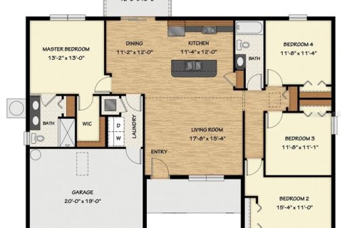 Villa ou maison à vendre à Dunnellon, Floride: 4 chambres, 151.99 m2 № 1843357 - photo 2