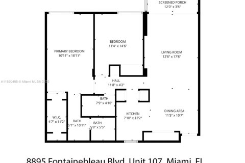 Condo in Miami, Florida, 2 bedrooms  № 1944965 - photo 30