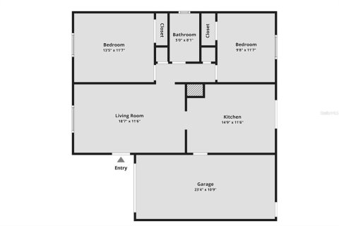 Duplex in New Smyrna Beach, Florida 2 bedrooms, 75.81 sq.m. № 1681281 - photo 21