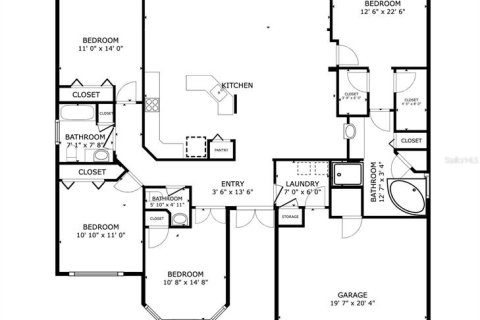 Купить виллу или дом в Гейнсвилл, Флорида 4 комнаты, 187.2м2, № 2136536 - фото 2