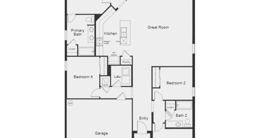 Дом в Sawgrass Lakes II в Парриш, Флорида 4 комнаты, 185м2 № 567692