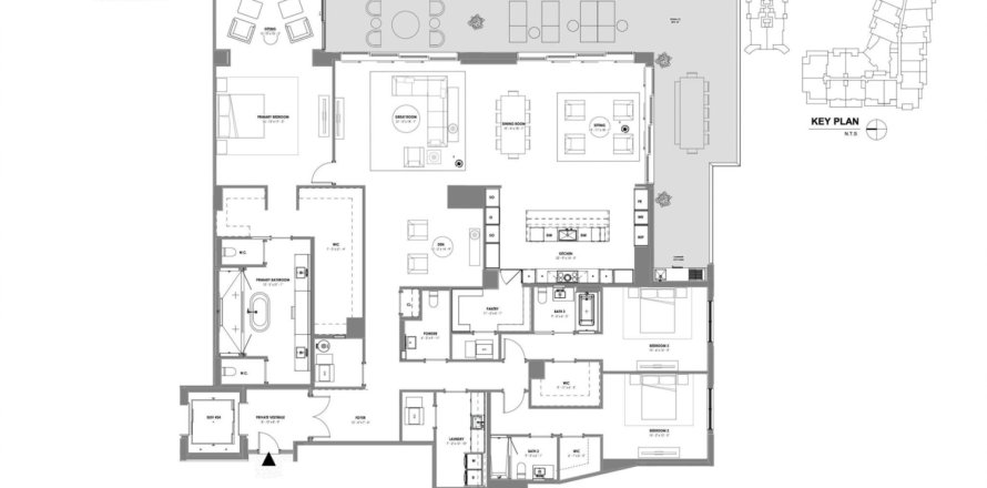 Condominio en Boca Raton, Florida, 3 dormitorios № 1049901