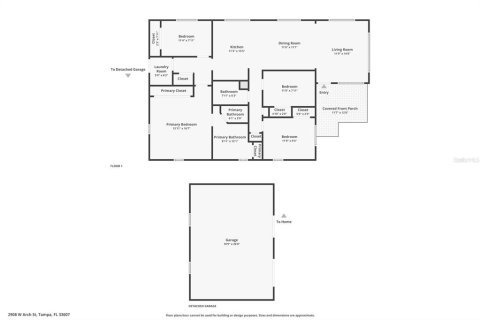 Villa ou maison à vendre à Tampa, Floride: 4 chambres, 135.64 m2 № 2406567 - photo 6