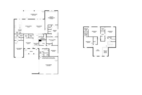 House floor plan «House», 5 bedrooms in Coral Ridge at Seabrook by Toll Brothers