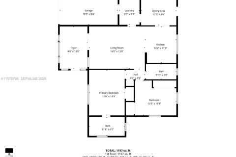 House in Miami Shores, Florida 2 bedrooms, 123.37 sq.m. № 2051637 - photo 30