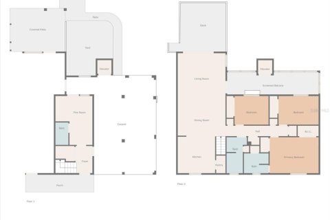 Casa en alquiler en Hernando Beach, Florida, 3 dormitorios, 129.51 m2 № 1879123 - foto 8