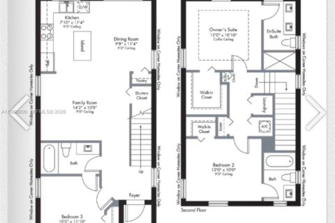 Touwnhouse à louer à Homestead, Floride: 3 chambres, 123.37 m2 № 2154001 - photo 3