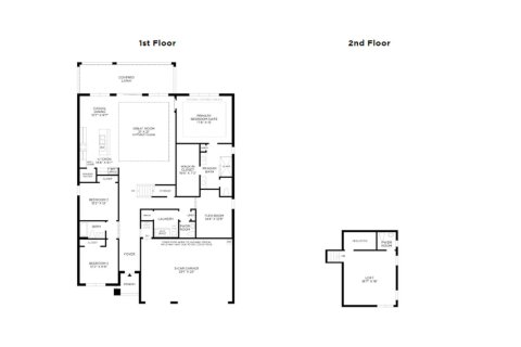 Townhouse floor plan «278SQM SANDERLING ELITE COASTAL», 3 bedrooms in TOLL BROTHERS AT VENICE WOODLANDS